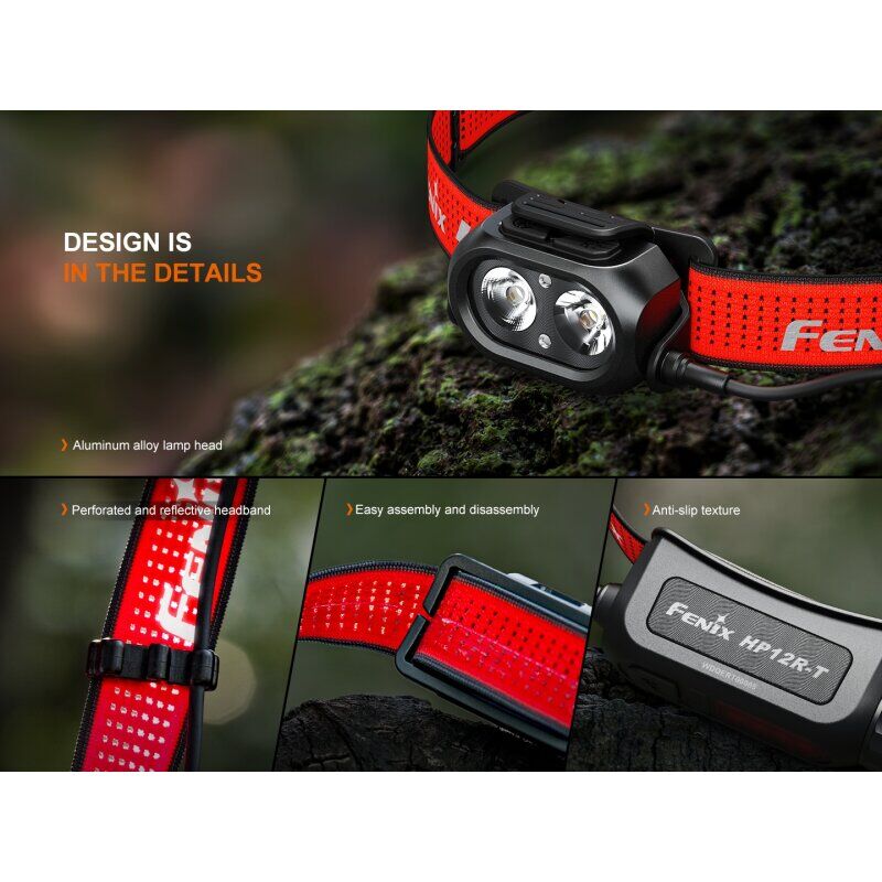 Fenix HP12R-T LED Stirnlampe rot