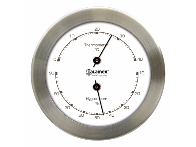 Talamex Serie 100 Edelstahl Hygrometer Thermometer