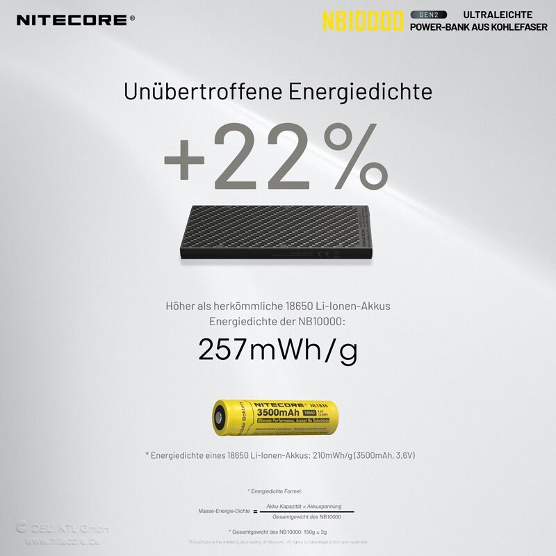 Nitecore Powerbank NB10000 GEN2 - 10000mAh