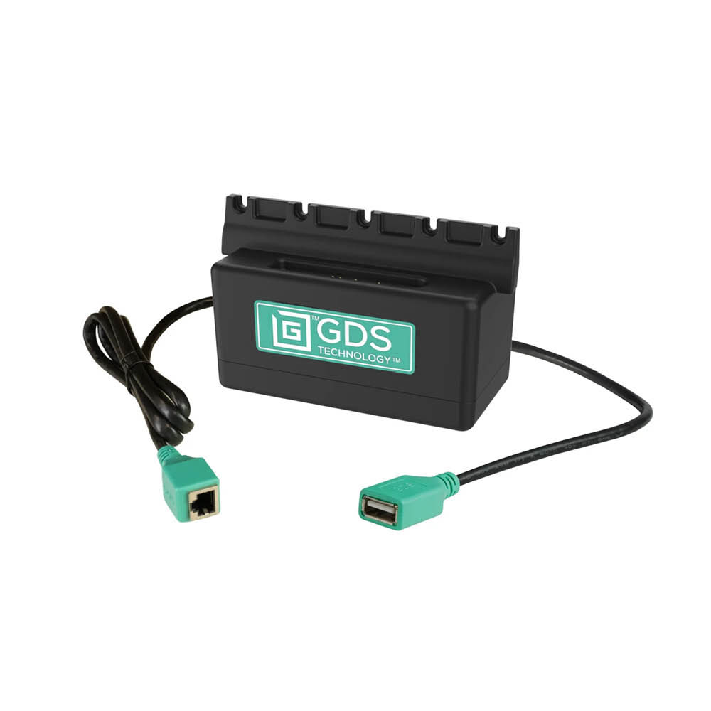 RAM Mounts GDS Ladesockel - Für Tough-Docks - Kompatibel für Tablets in IntelliSkin Next Gen Schutzhülle - RJ45 Ethernet & USB-A (Daten) -Anschluss
