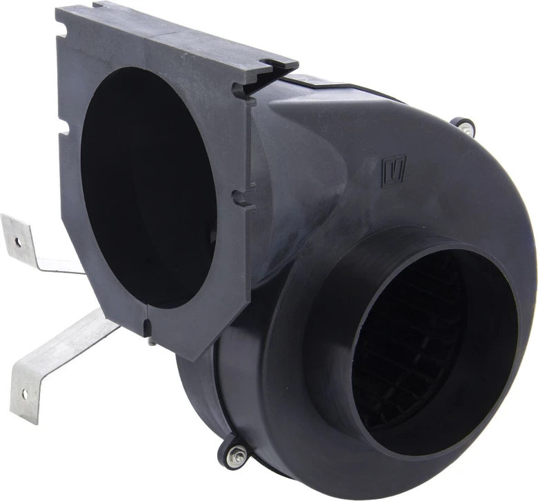 Extraction ventilator 24 V, Ø 102 mm, incl. mounting bracket and in-line hose connection flange