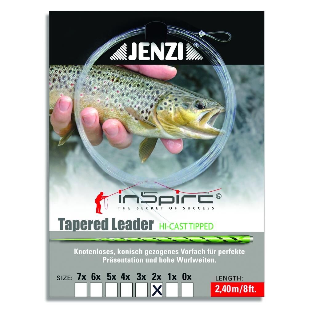 Jenzi Tapered Leader- Der Klassiker 2x / 0,26/ 0,57