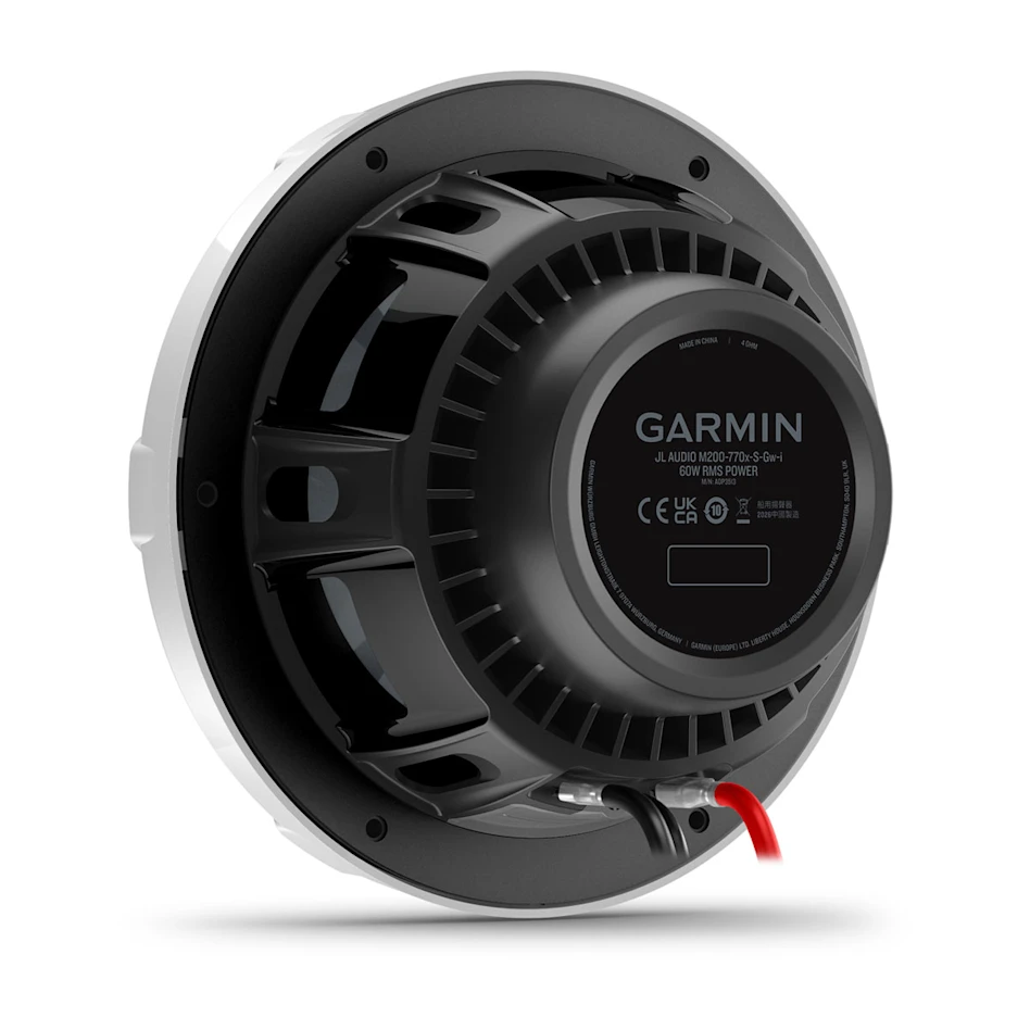 JL Audio M200 Marinelautsprecher 7,7 Zoll mit LED RGB Beleuchtung weißer Sportgrill