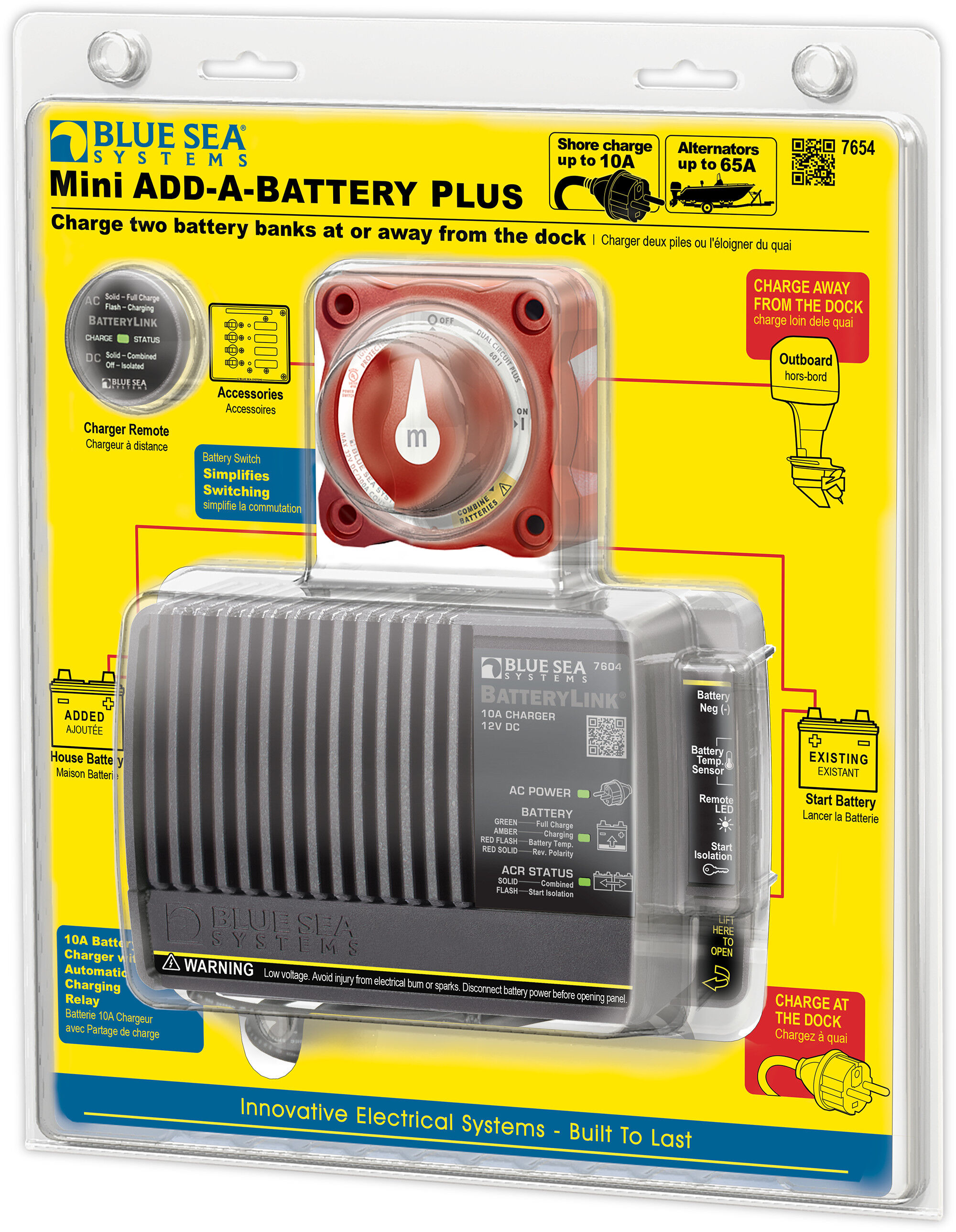 Mini Add-A-Battery Plus Kit - 65A (European) Blister