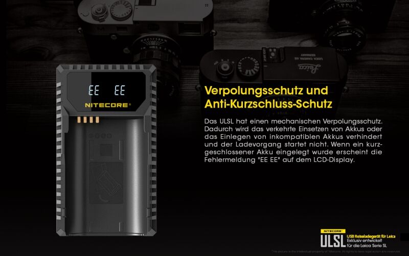 Nitecore ULSL - für Leica Cameras