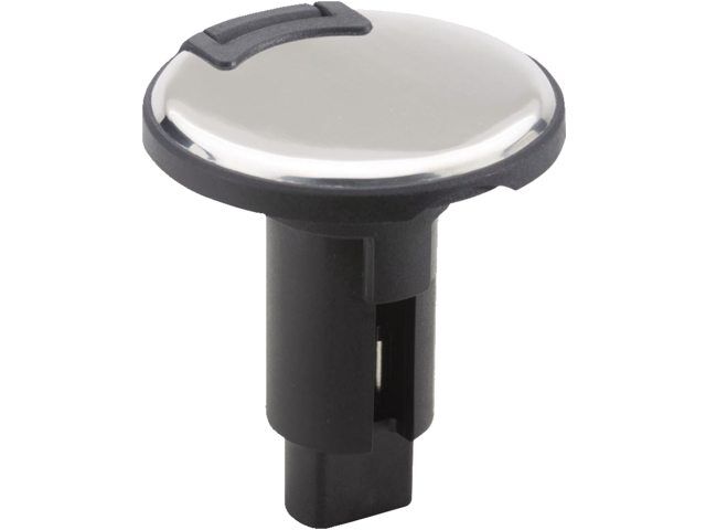attwood Lightarmor Einbaumontagefuß rund mit Edelstahlblende