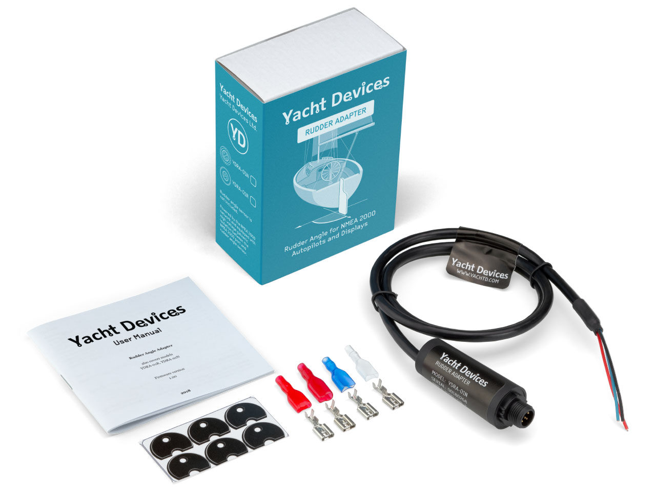 YDRA_Unboxed_1280x960 Yacht Devices Ruderlagen Interface YDRA-01 Paket