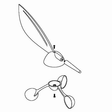 Raymarine Service Kit für Windfahne