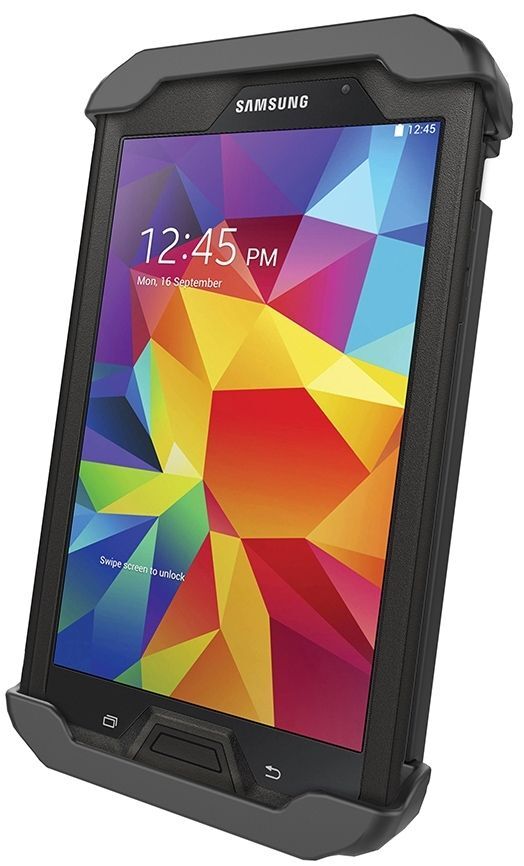 RAM Mounts Tab-Lock (abschließbar) Universal Halteschale für bis zu 7 Zoll Tablets (in Schutzhüllen) - AMPS-Aufnahme, Schrauben-Set