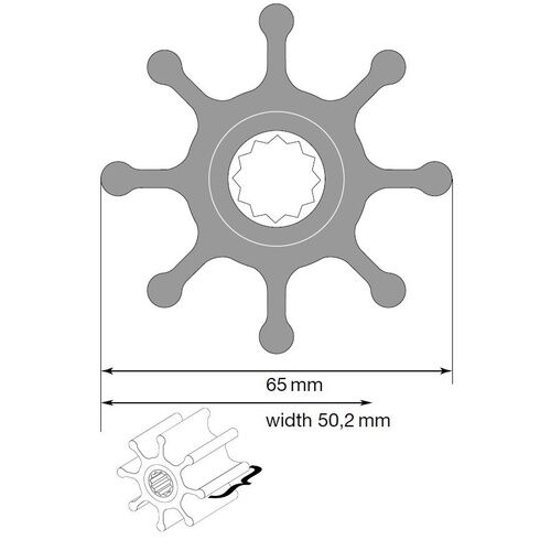 johnson_impeller_fu-r_f7_pumpe__mc97_epdm_81809 Johnson Impeller für F7 Pumpe, MC97 Kühlung aus Nitril